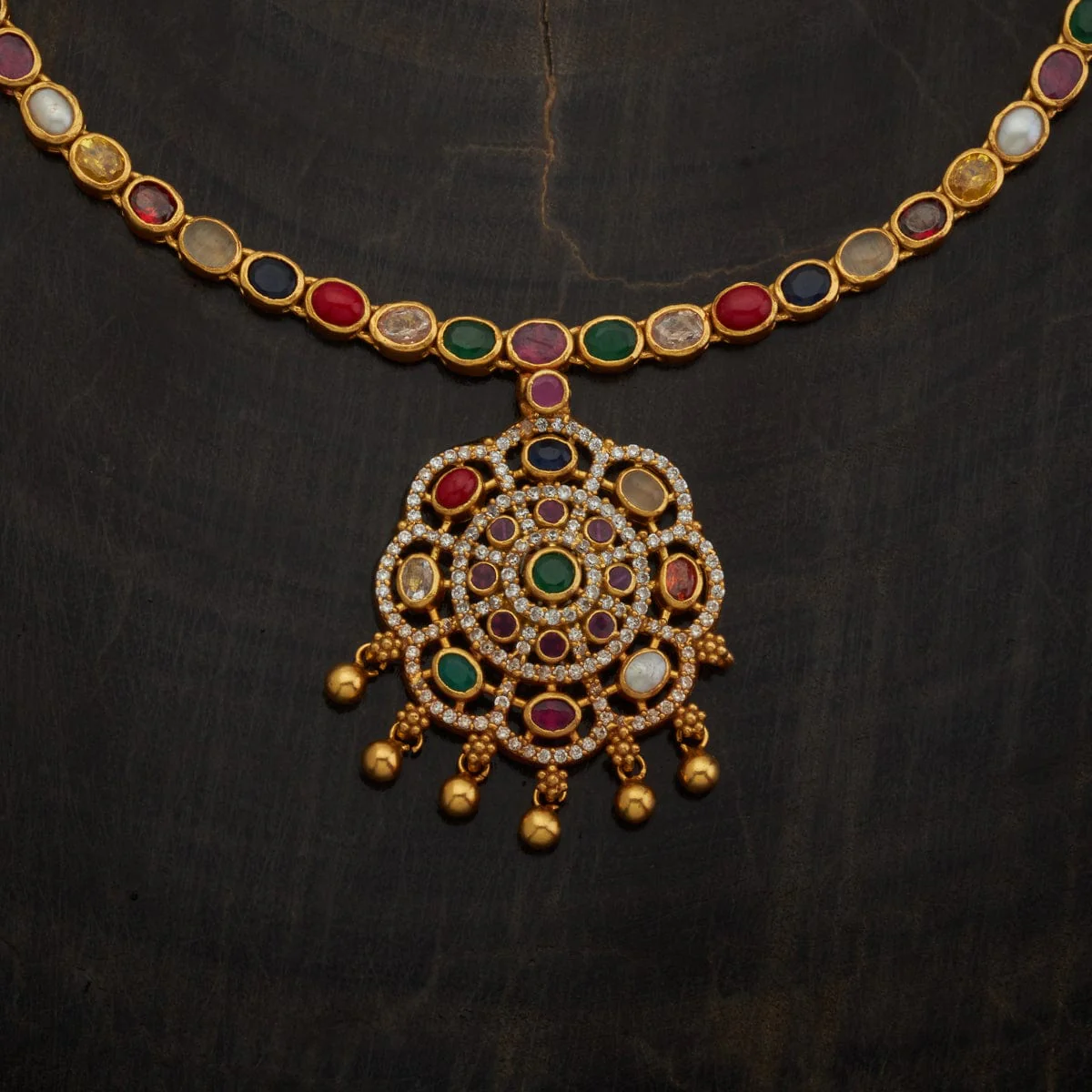 Silver Temple Necklace 178086 - Image 3