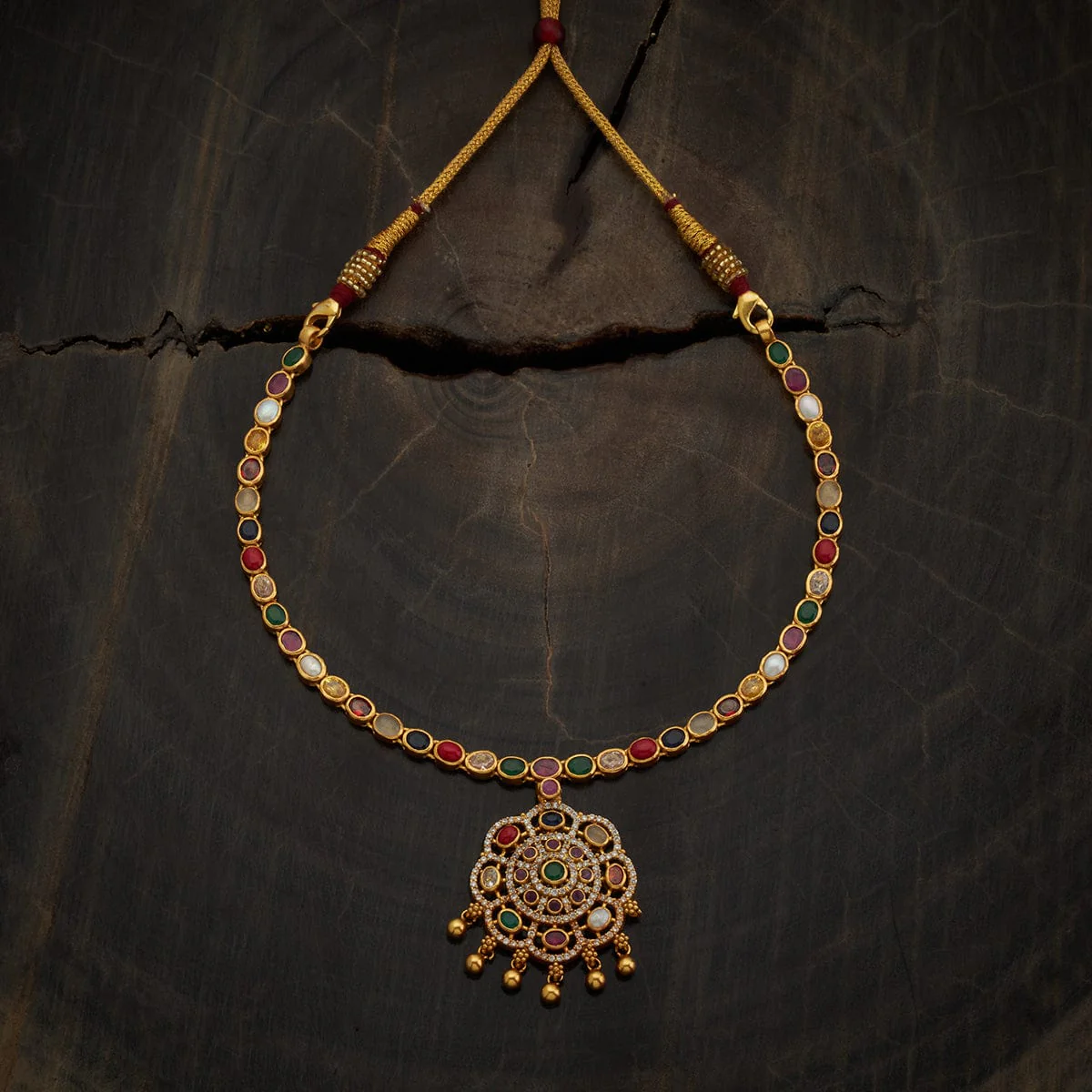 Silver Temple Necklace 178086 - Image 4