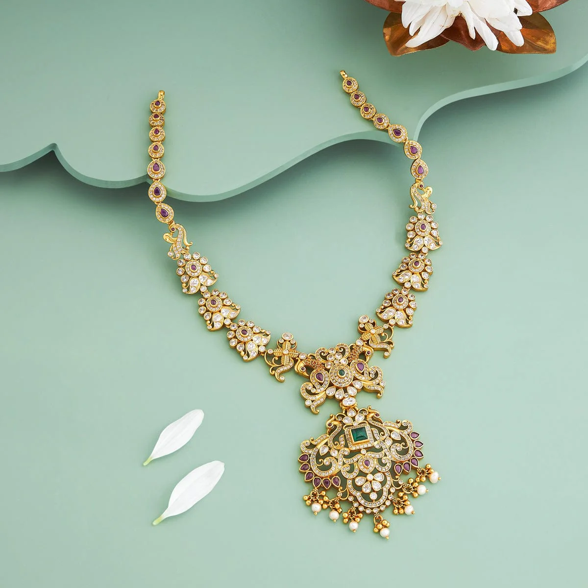 Silver Temple Necklace 178102 - Image 2