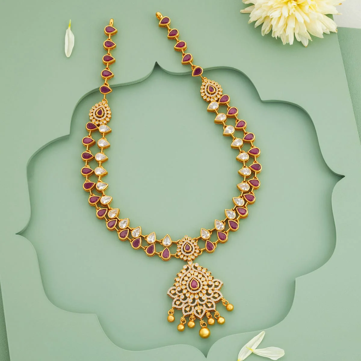Silver Temple Necklace 178163 - Image 7