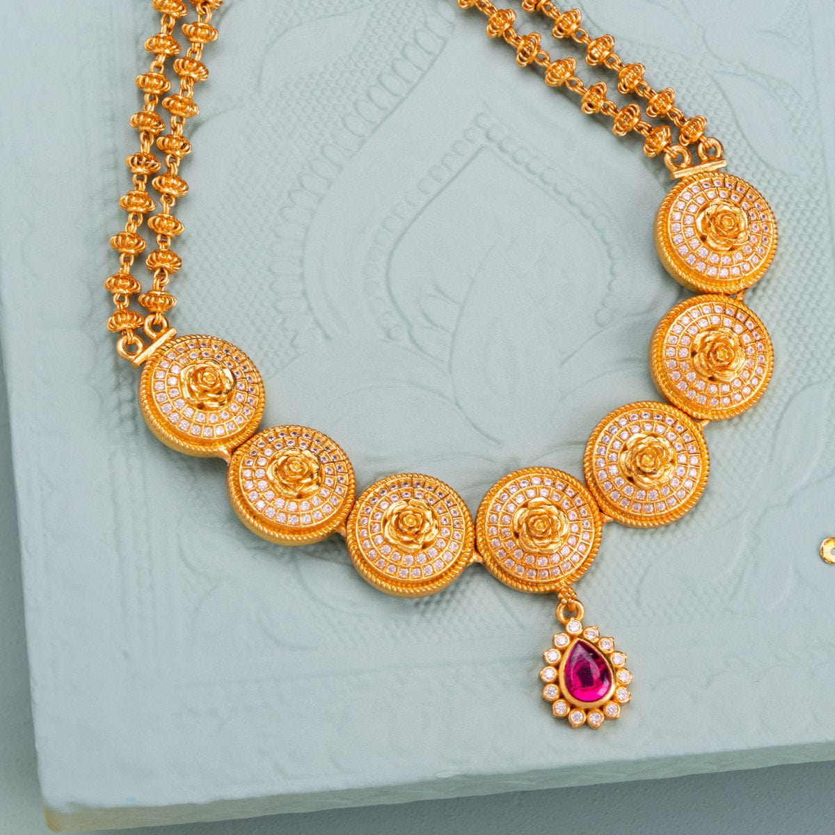 Silver Temple Necklace 179481 - Image 2