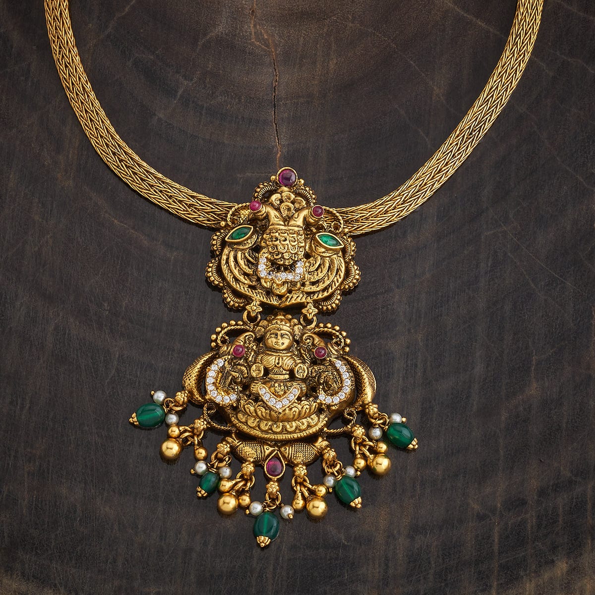 Silver Temple Necklace 179656 - Image 3