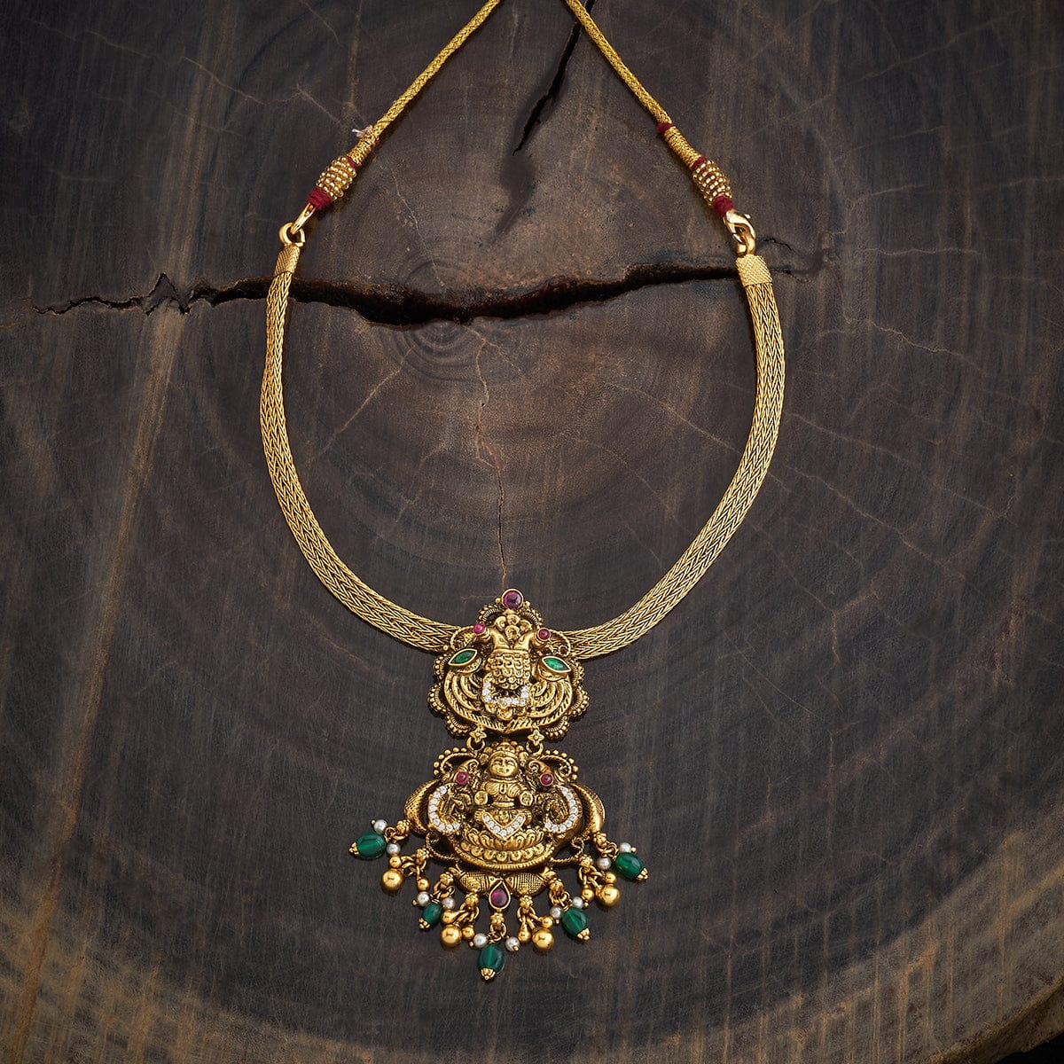 Silver Temple Necklace 179656 - Image 4