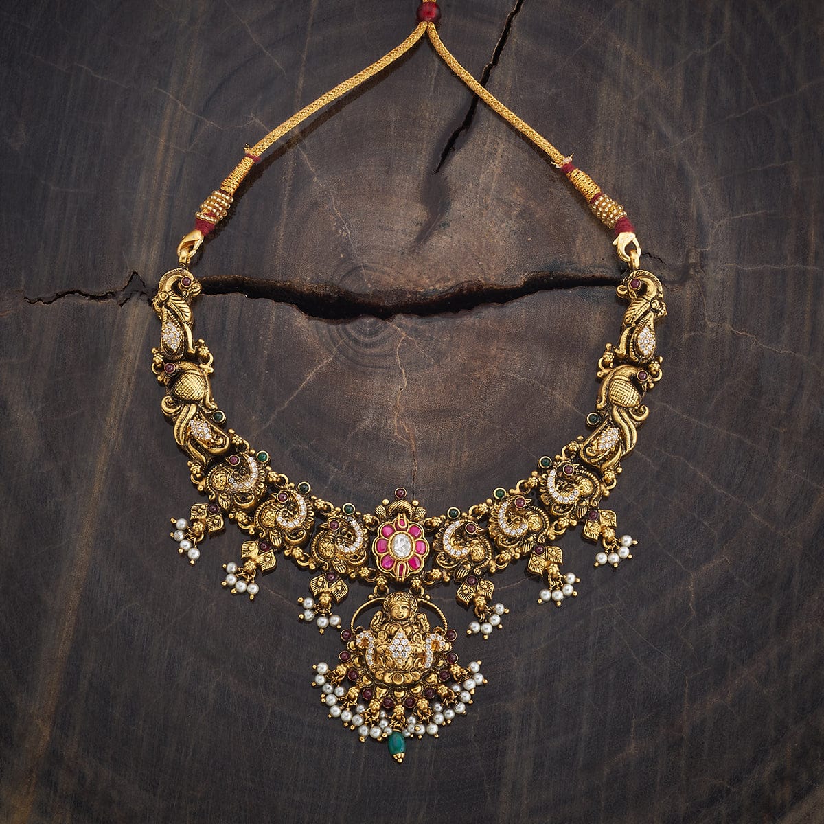Silver Temple Necklace 180459 - Image 4