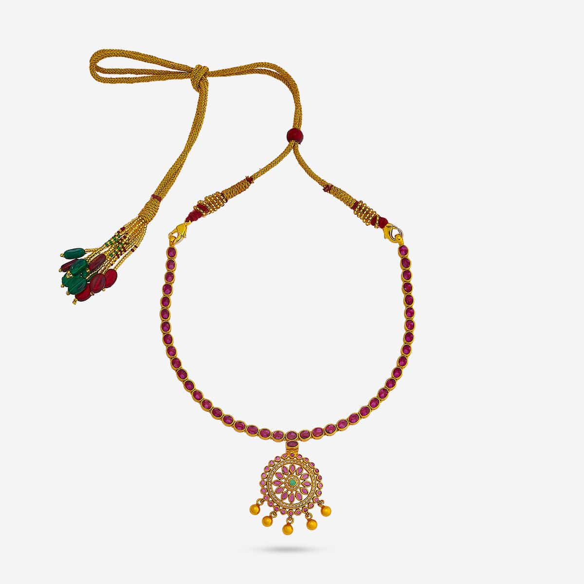 Silver Temple Necklace 180958 - Image 4