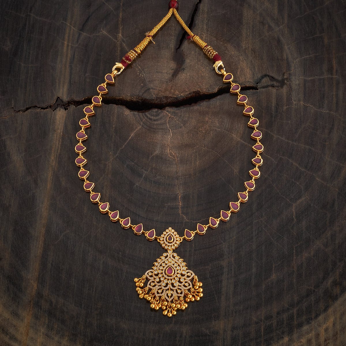 Silver Temple Necklace 182342 - Image 4