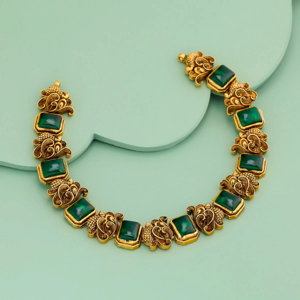Silver Temple Necklace 183328 - Image 5