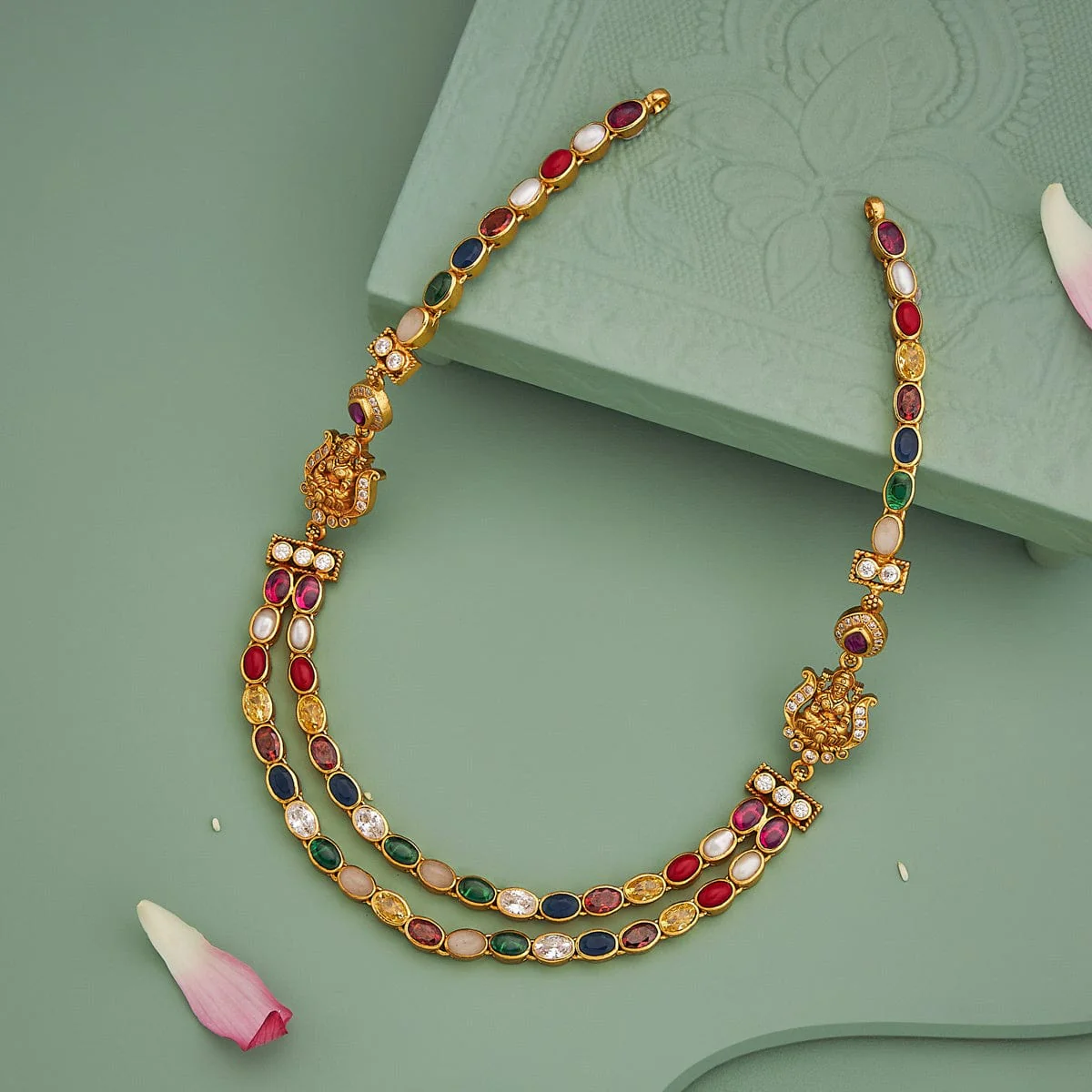 Silver Temple Necklace 183337 - Image 2