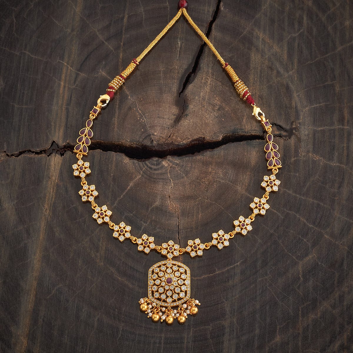 Silver Temple Necklace 185426 - Image 4
