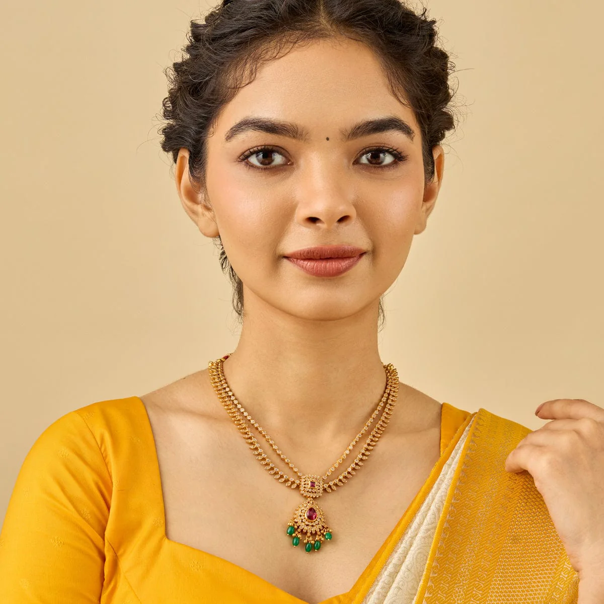 Silver Temple Necklace 185427 - Image 3