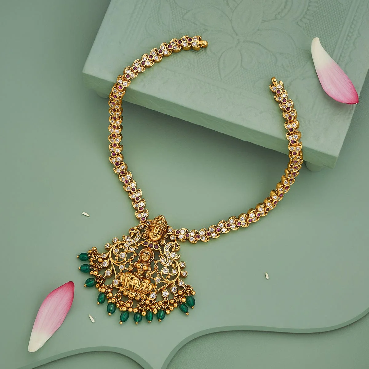 Silver Temple Necklace 185431 - Image 2