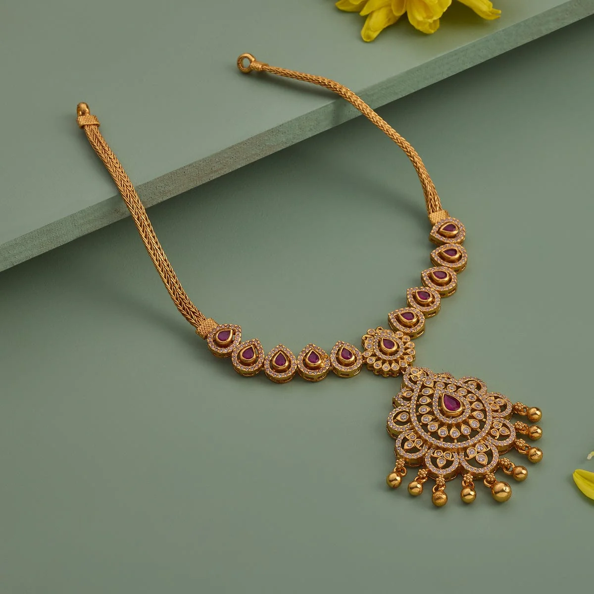 Silver Temple Necklace 186476 - Image 2