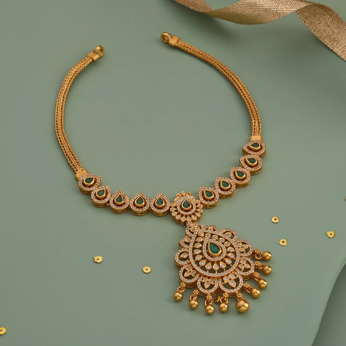 Silver Temple Necklace 186476 - Image 6