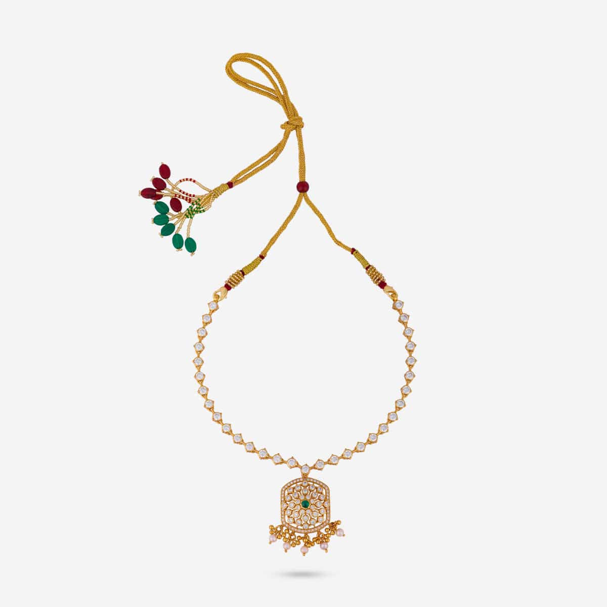 Silver Temple Necklace 186480 - Image 8
