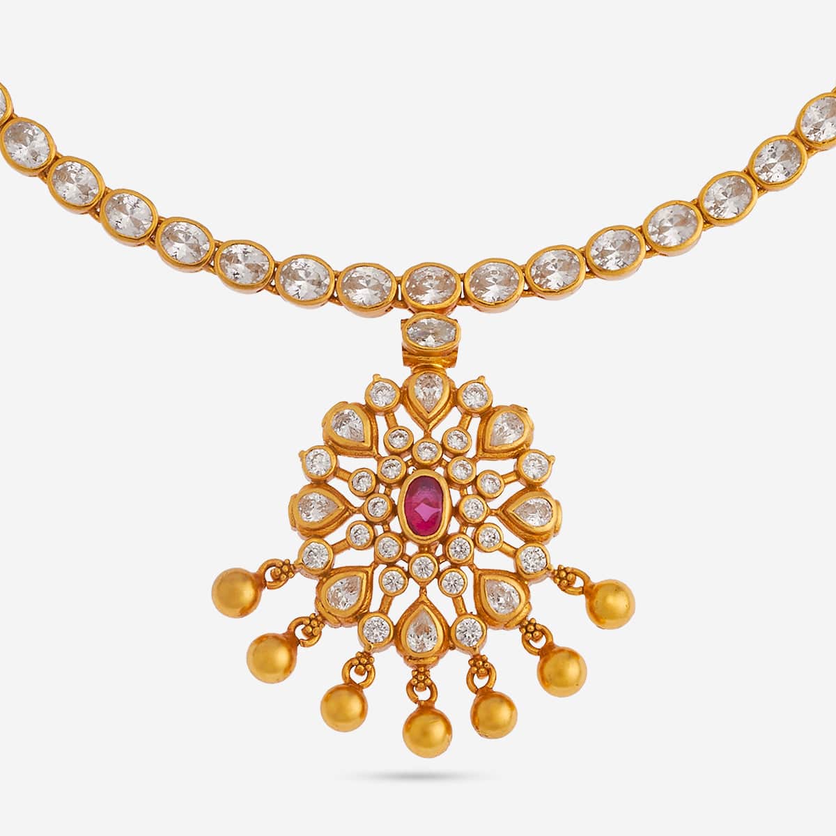 Silver Temple Necklace 186482 - Image 4