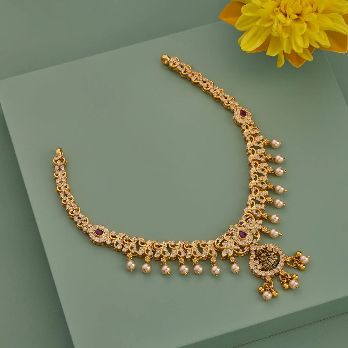 Silver Temple Necklace 186589 - Image 2
