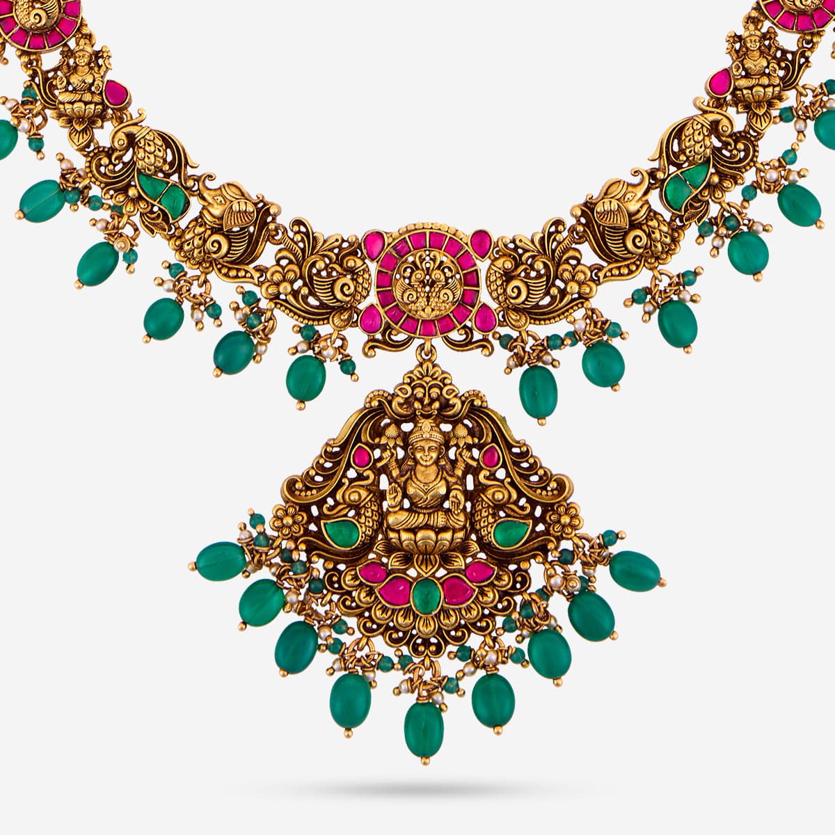 Silver Temple Necklace 188147 - Image 5