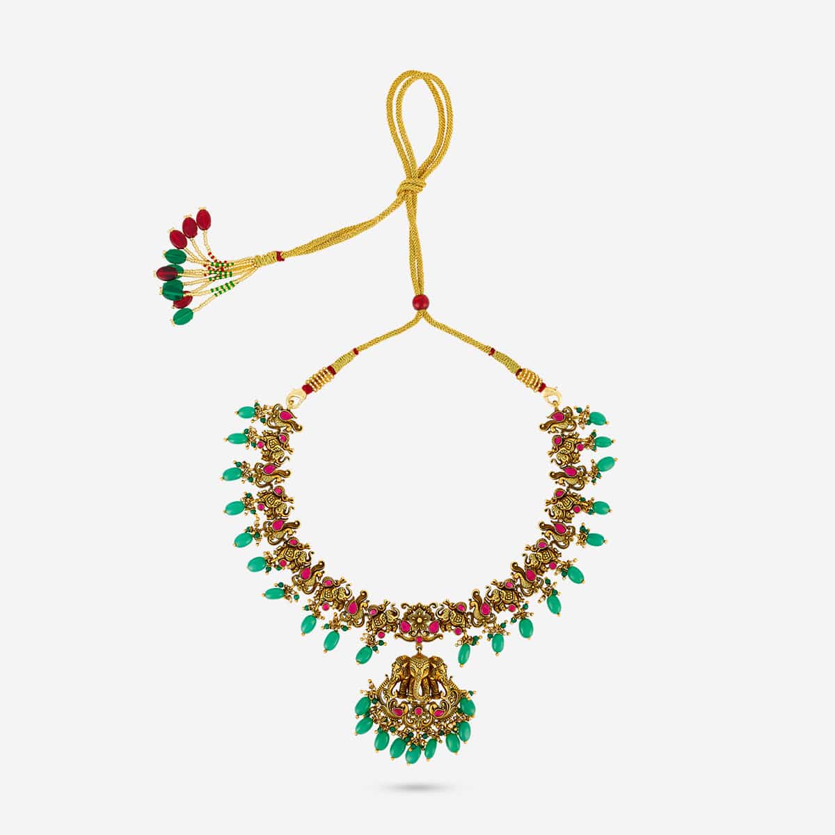 Silver Temple Necklace 188149 - Image 4