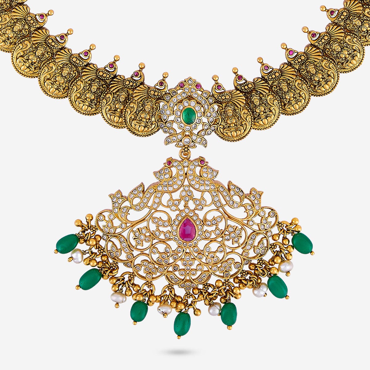 Silver Temple Necklace 188198 - Image 5