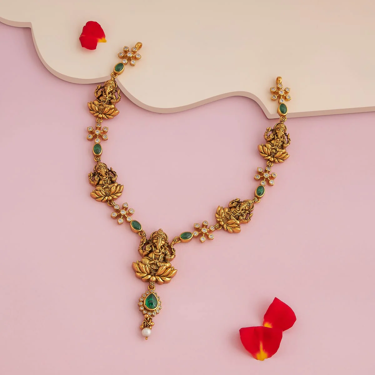 Silver Temple Necklace 188206 - Image 2