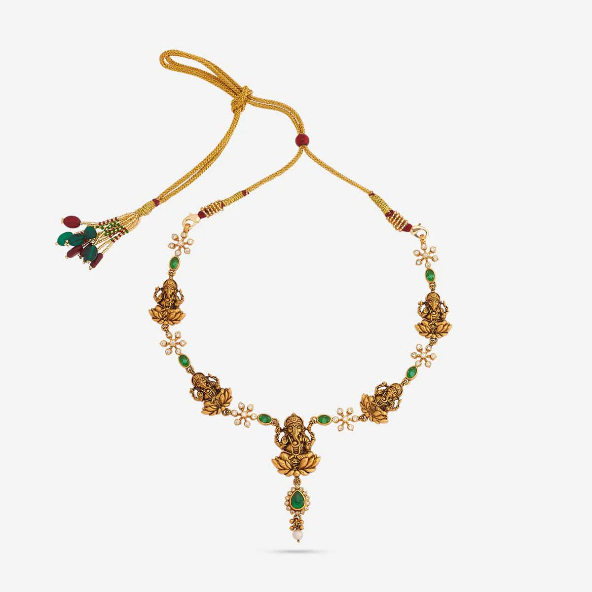 Silver Temple Necklace 188206 - Image 4