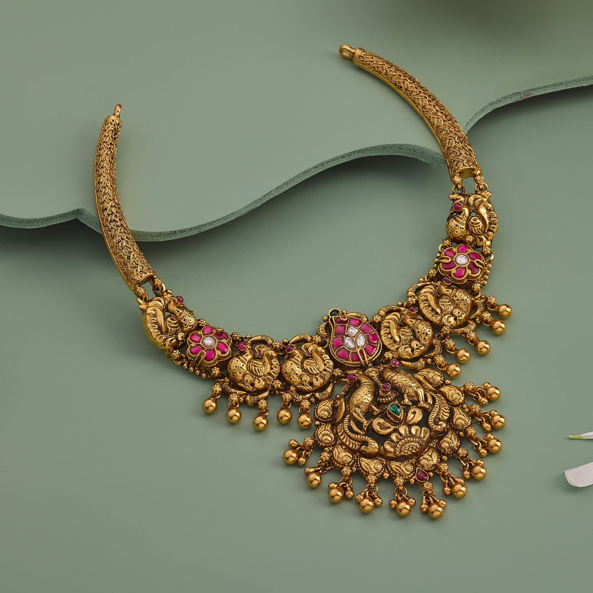 Silver Temple Necklace 188361 - Image 2
