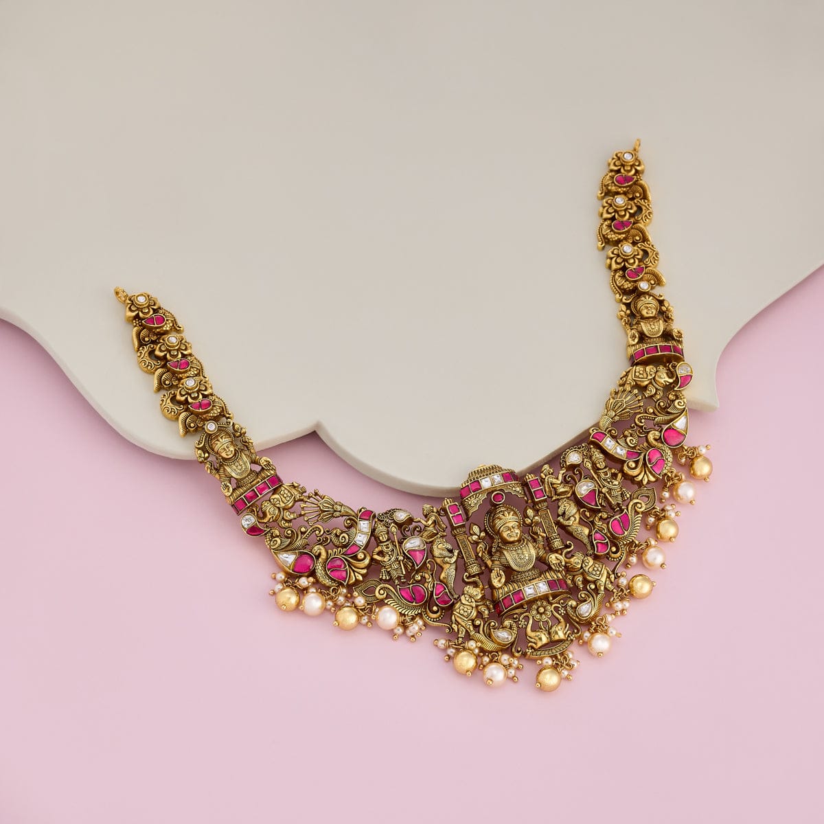 Silver Temple Necklace 188955 - Image 2