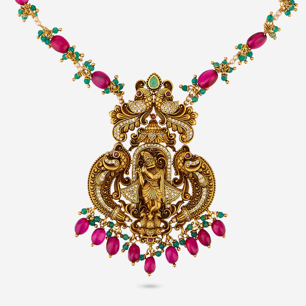 Silver Temple Necklace 188957 - Image 5