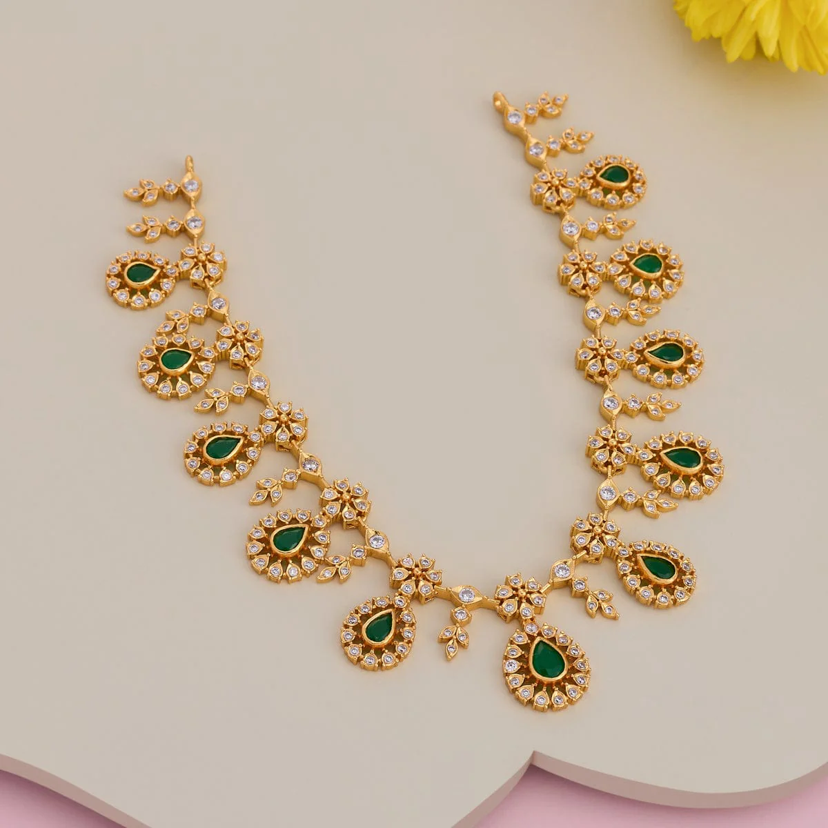 Silver Temple Necklace 190486 - Image 6