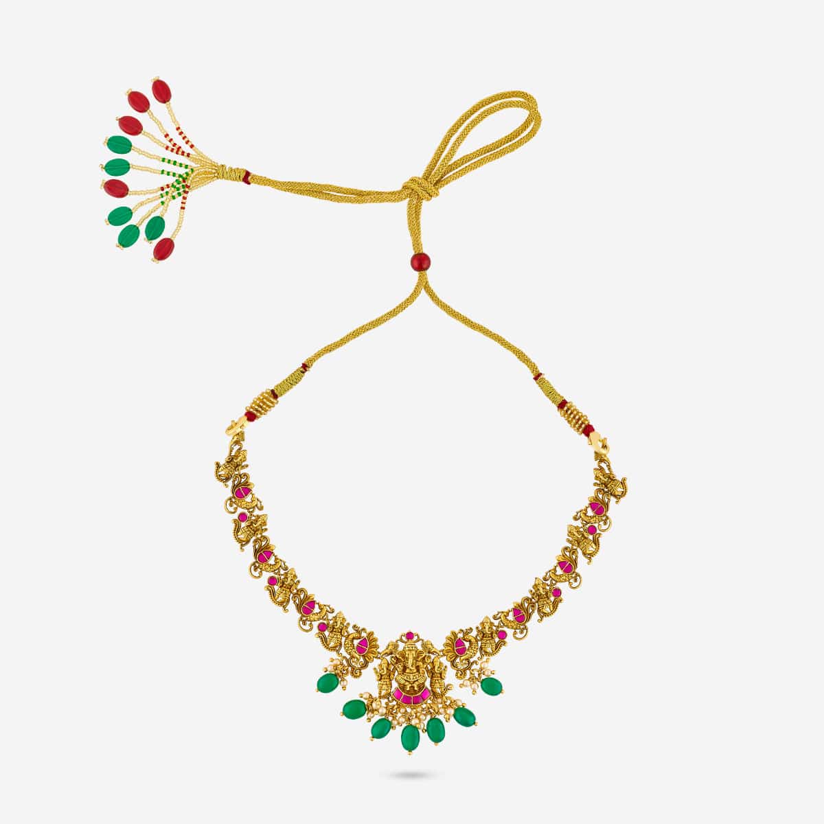 Silver Temple Necklace 190488 - Image 4