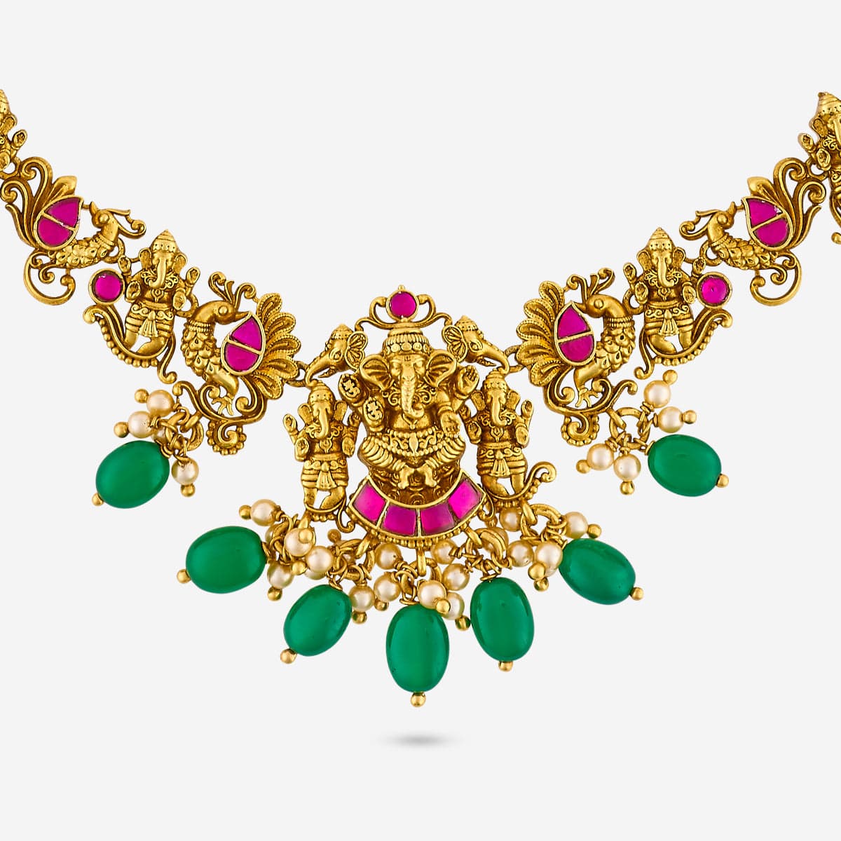 Silver Temple Necklace 190488 - Image 5