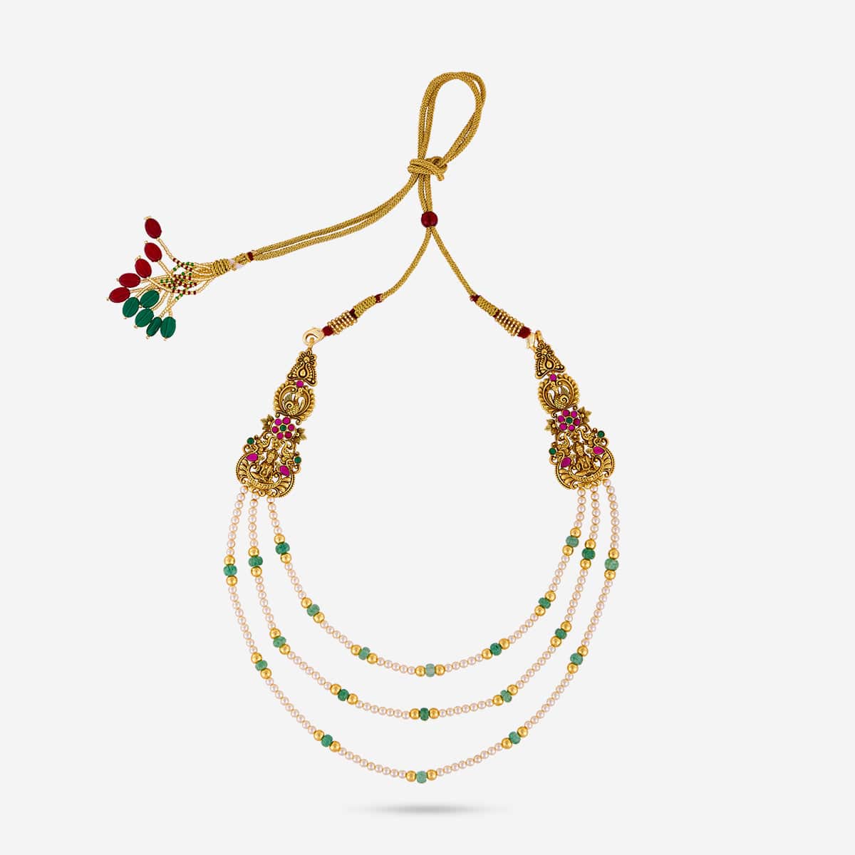 Silver Temple Necklace 190490 - Image 4