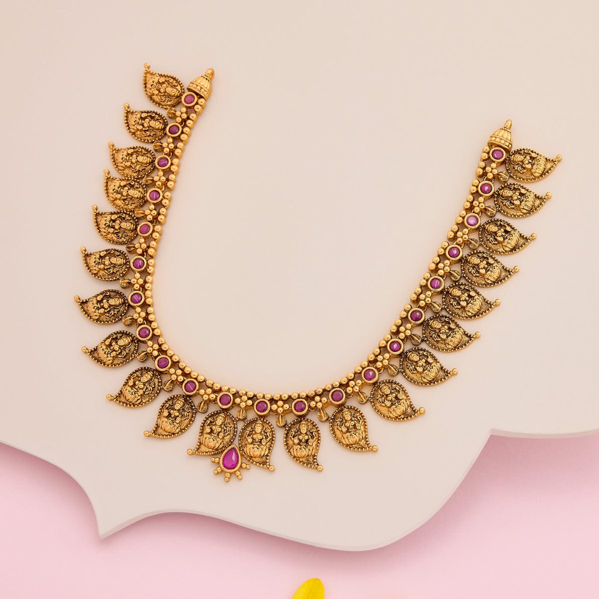 Silver Temple Necklace 190596 - Image 2