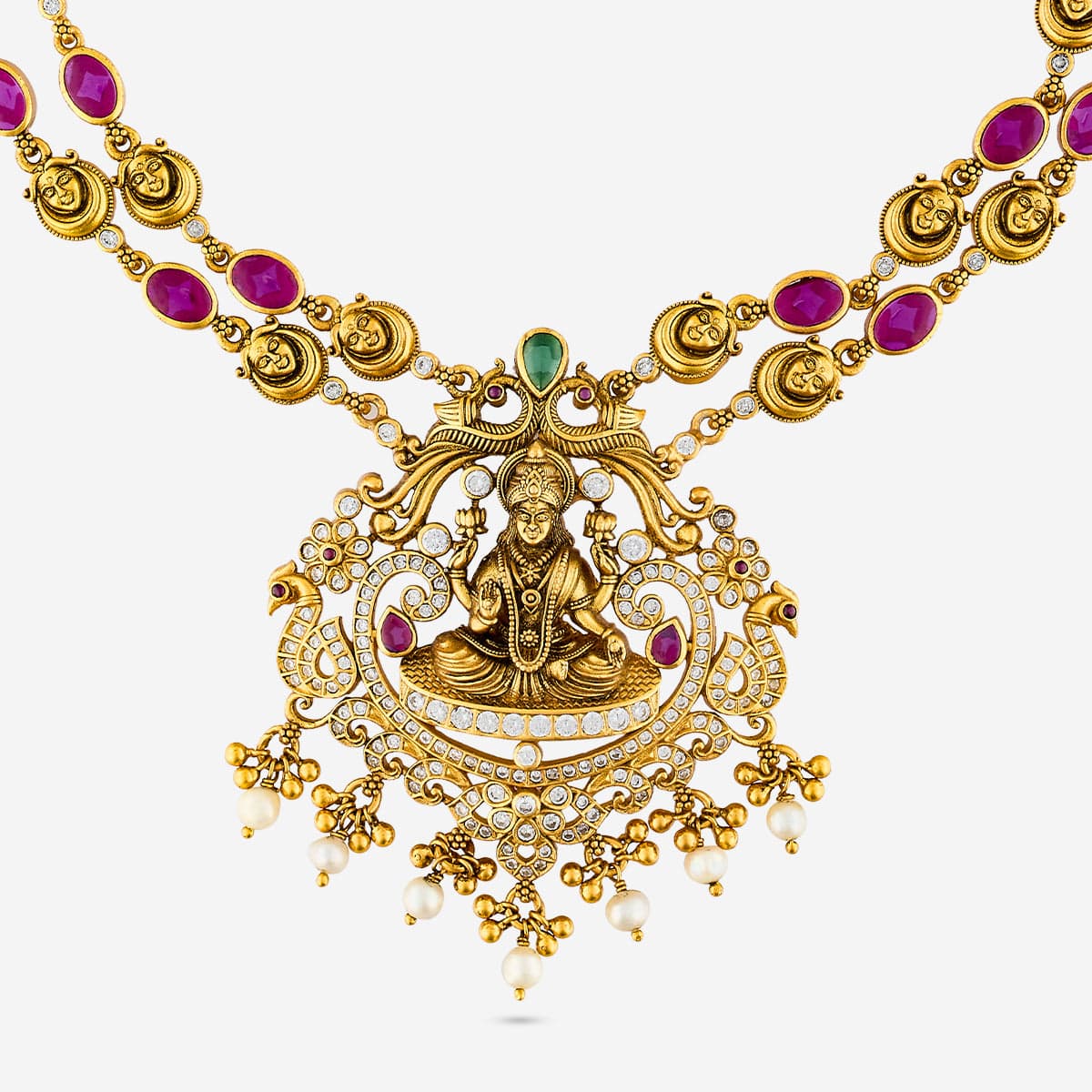 Silver Temple Necklace 190600 - Image 5