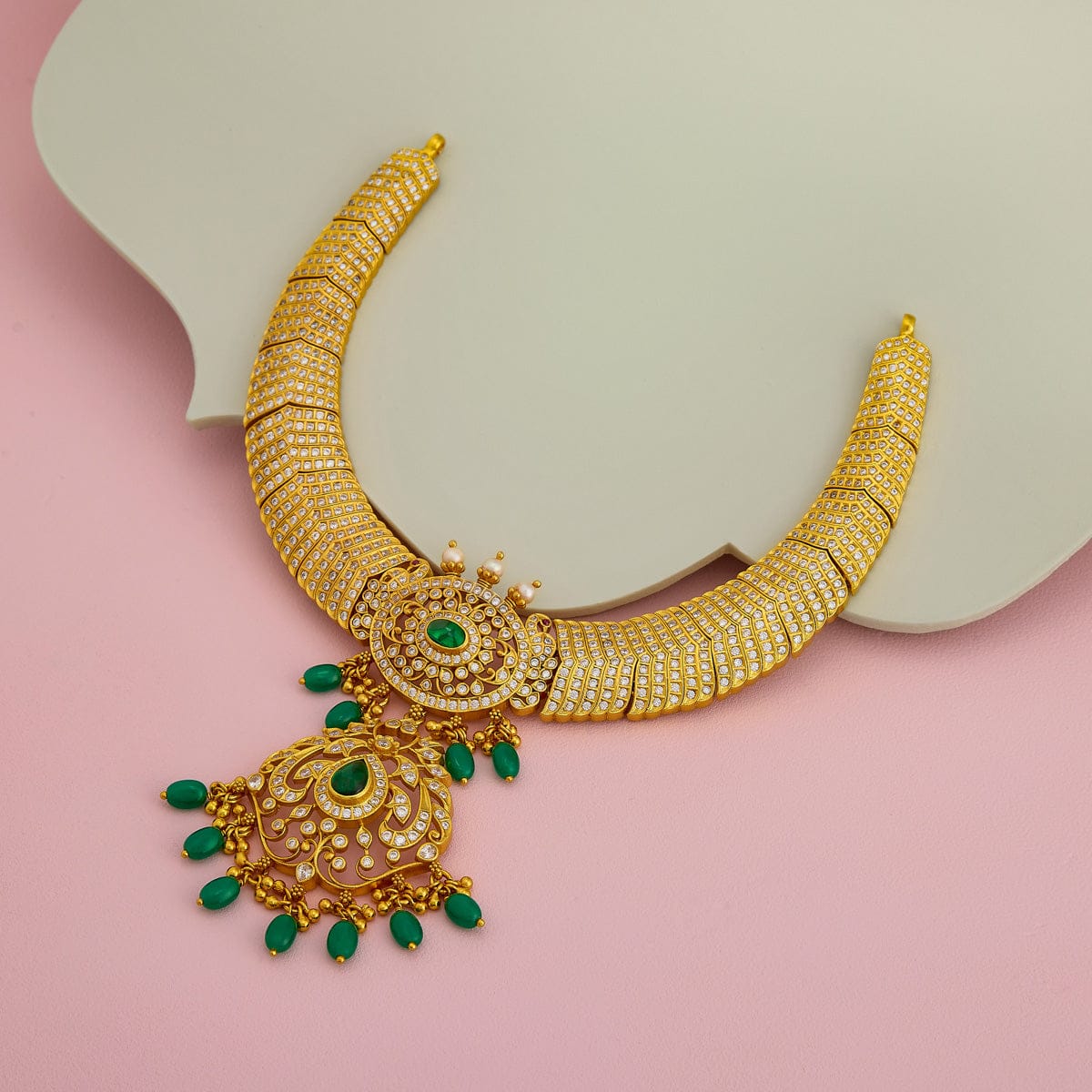 Silver Temple Necklace 190602 - Image 2