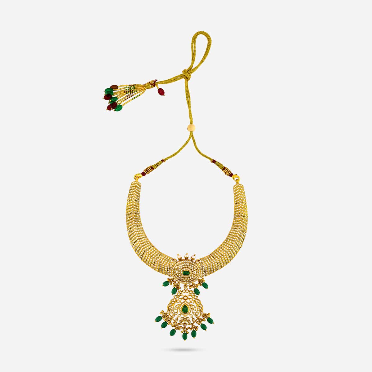 Silver Temple Necklace 190602 - Image 3