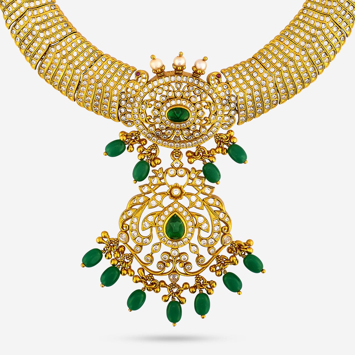 Silver Temple Necklace 190602 - Image 4