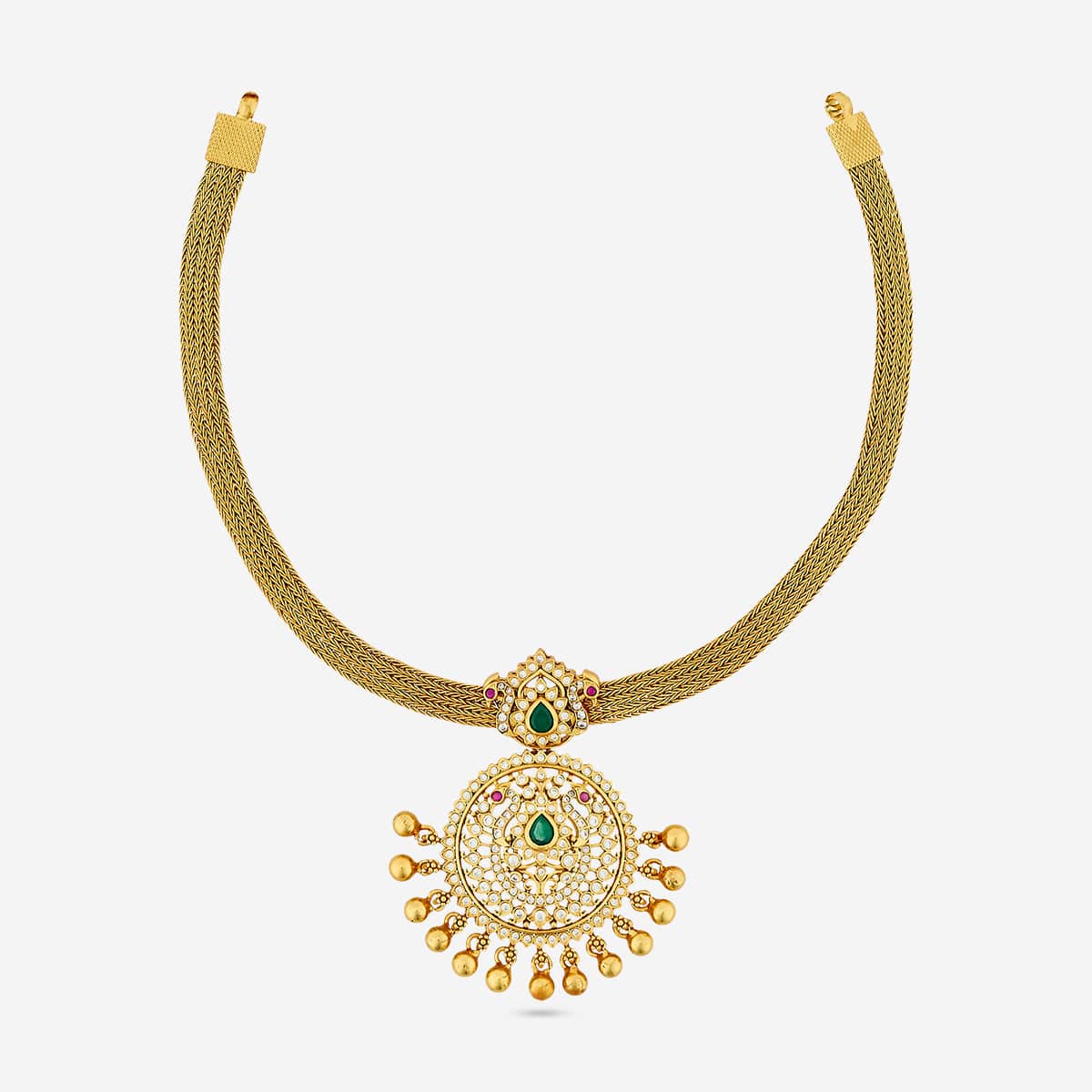 Silver Temple Necklace 190603 - Image 6