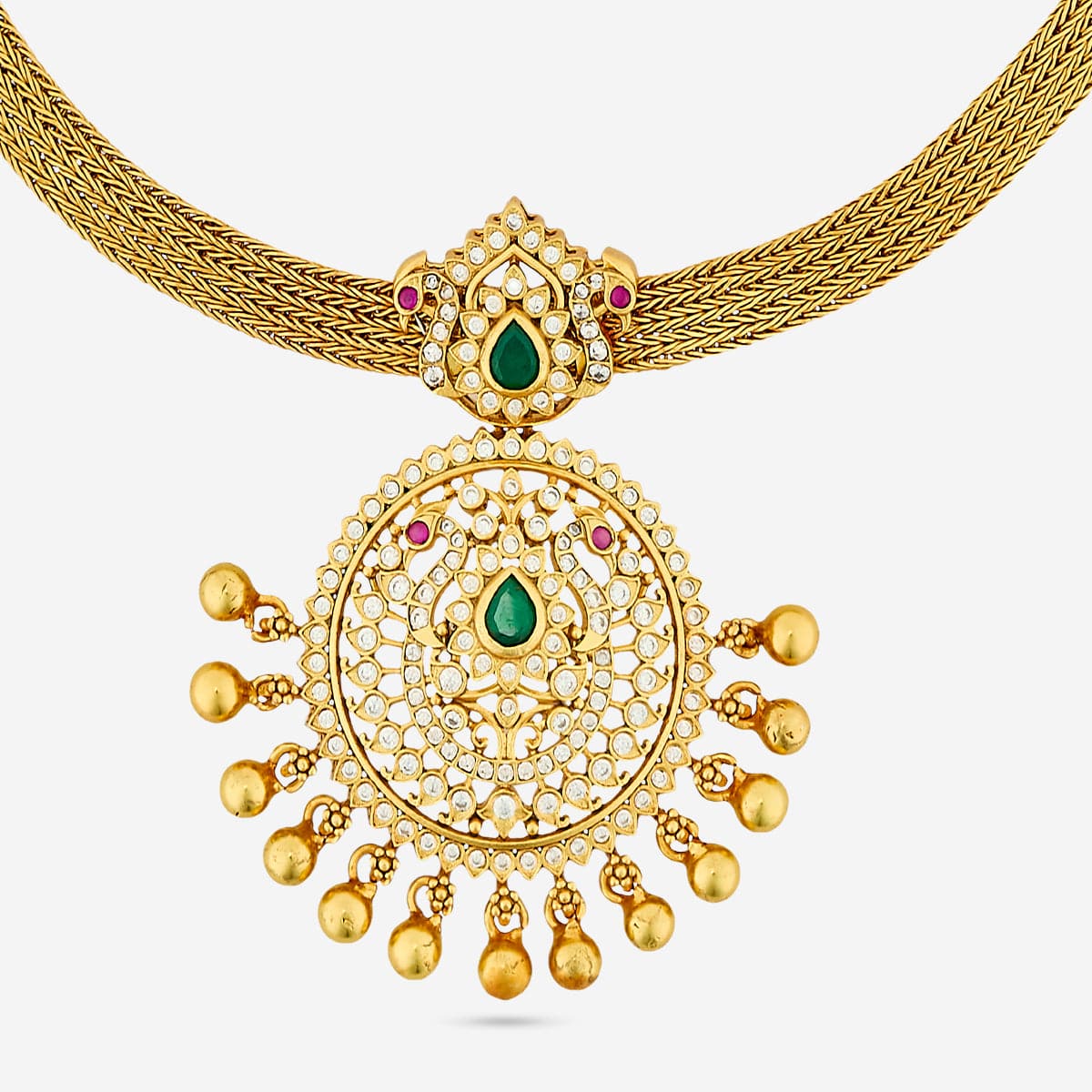 Silver Temple Necklace 190603 - Image 9