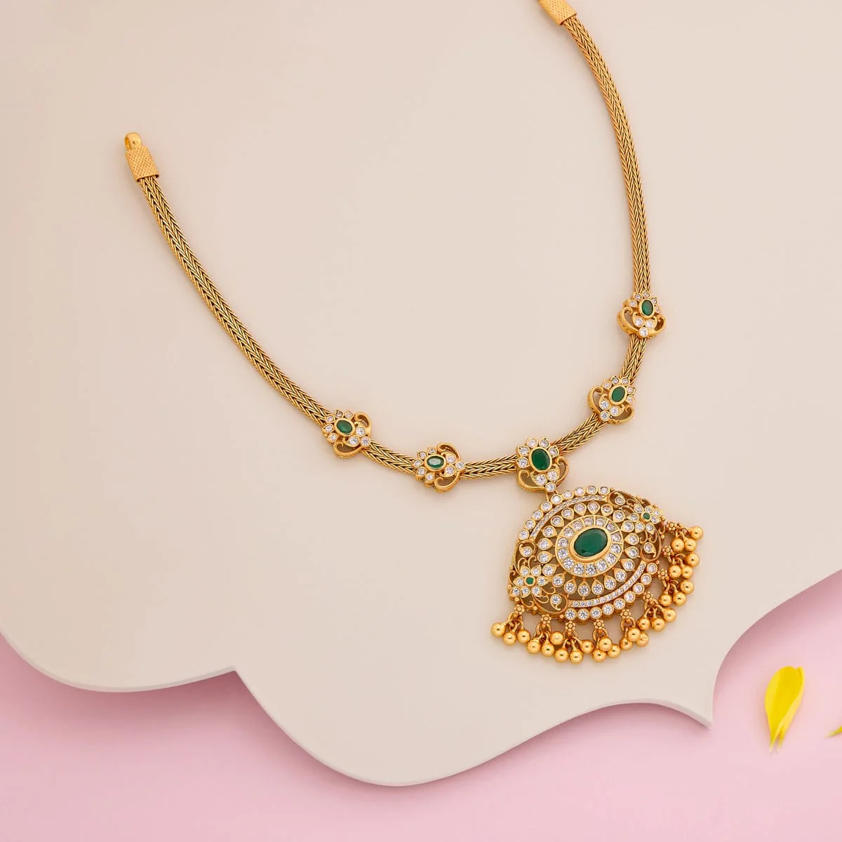 Silver Temple Necklace 190604 - Image 2