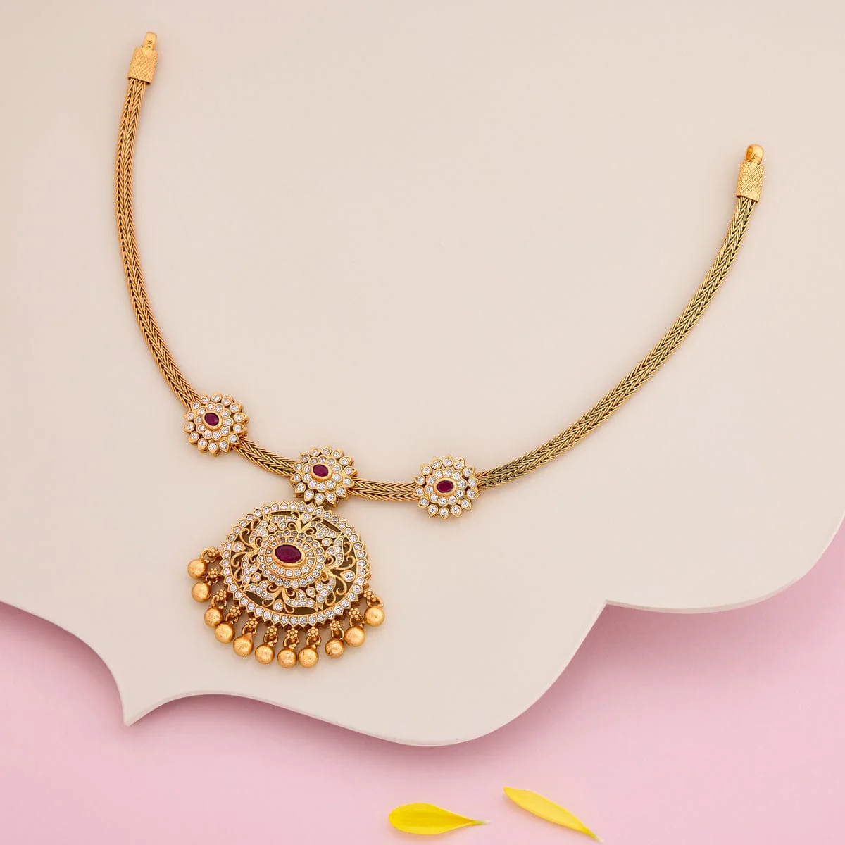 Silver Temple Necklace 190605 - Image 2