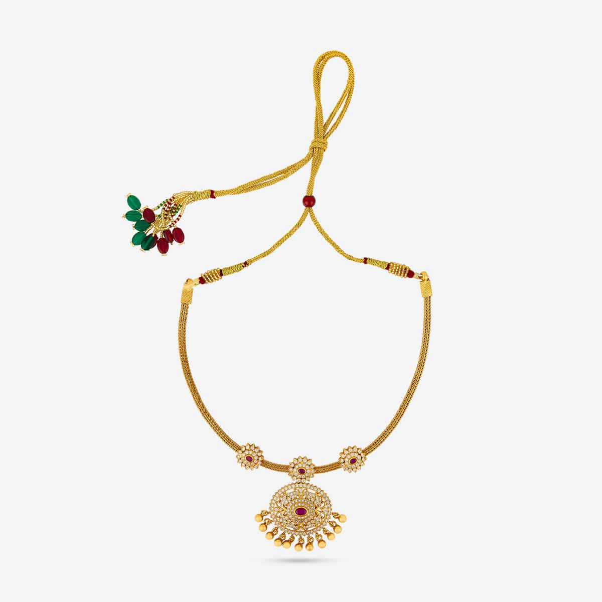 Silver Temple Necklace 190605 - Image 4