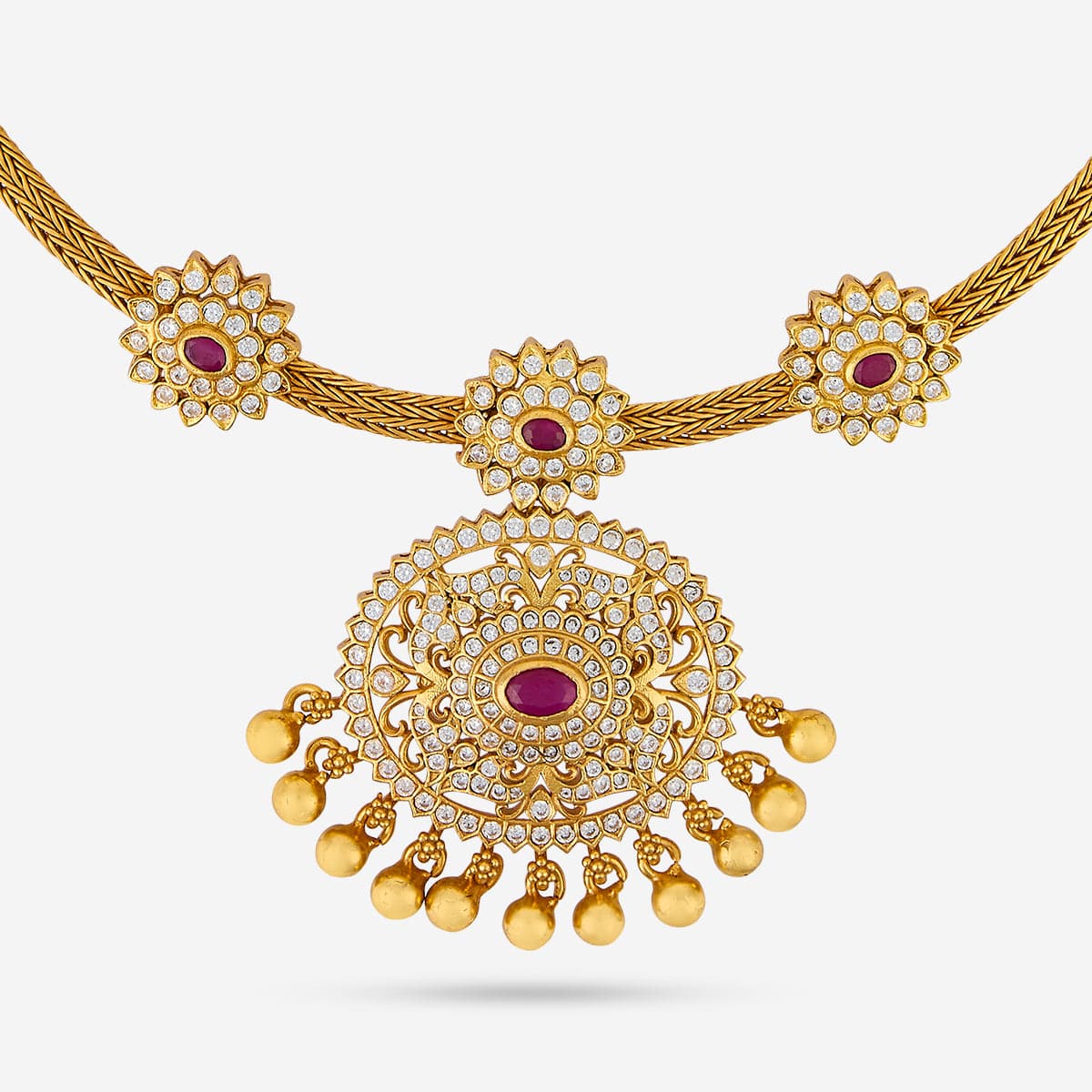 Silver Temple Necklace 190605 - Image 5