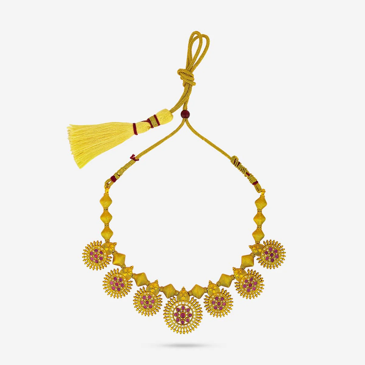 Silver Temple Necklace 190610 - Image 3