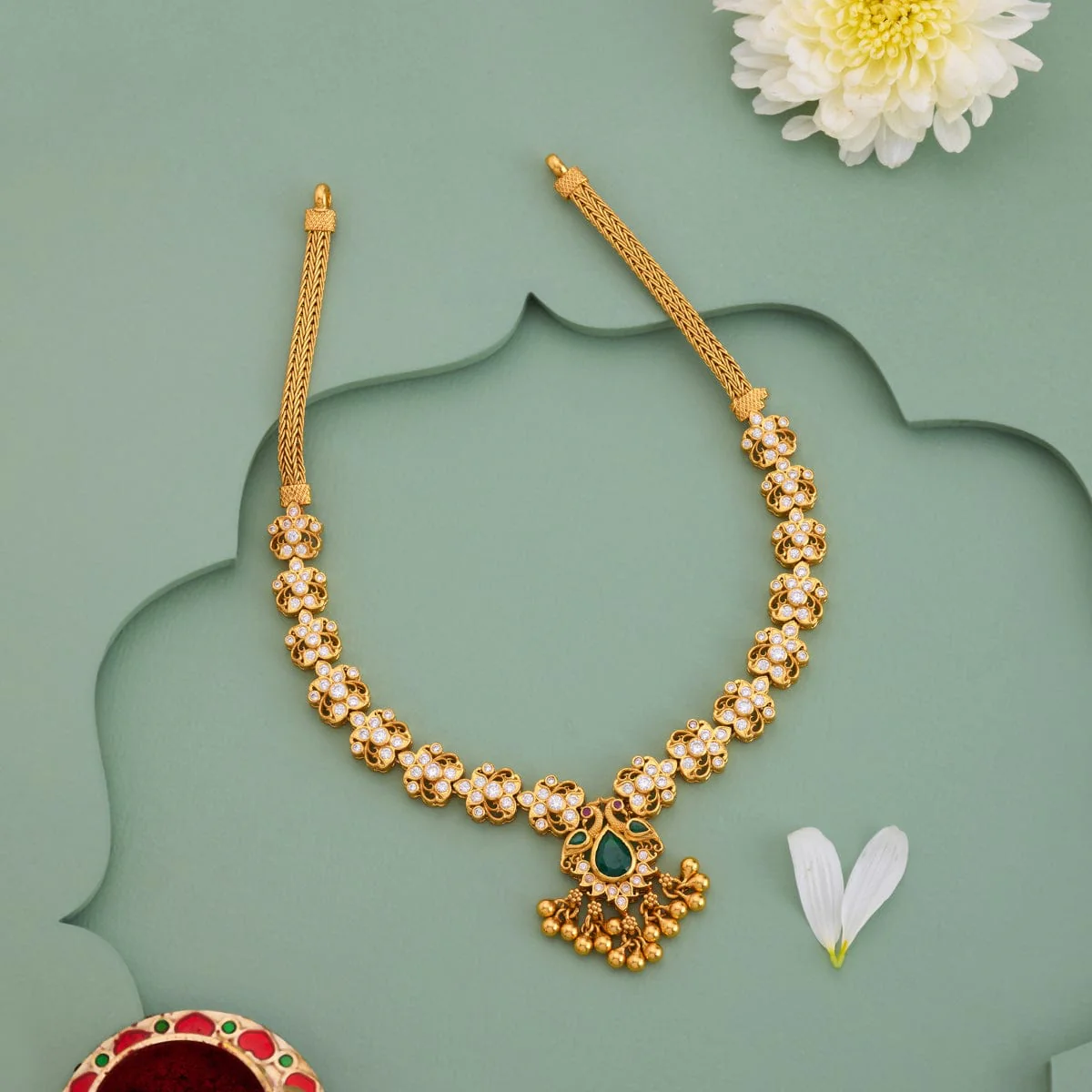 Silver Temple Necklace 190612 - Image 7