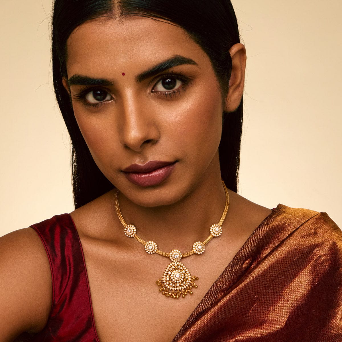Silver Temple Necklace 190617 - Image 3