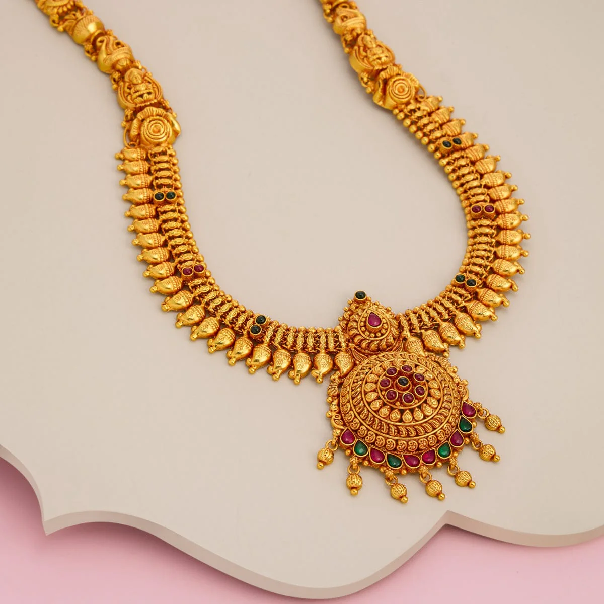 Silver Temple Necklace 190856 - Image 2