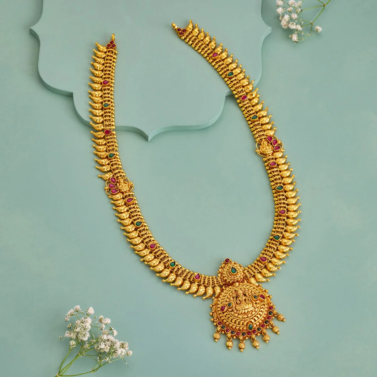 Silver Temple Necklace 190858 - Image 2