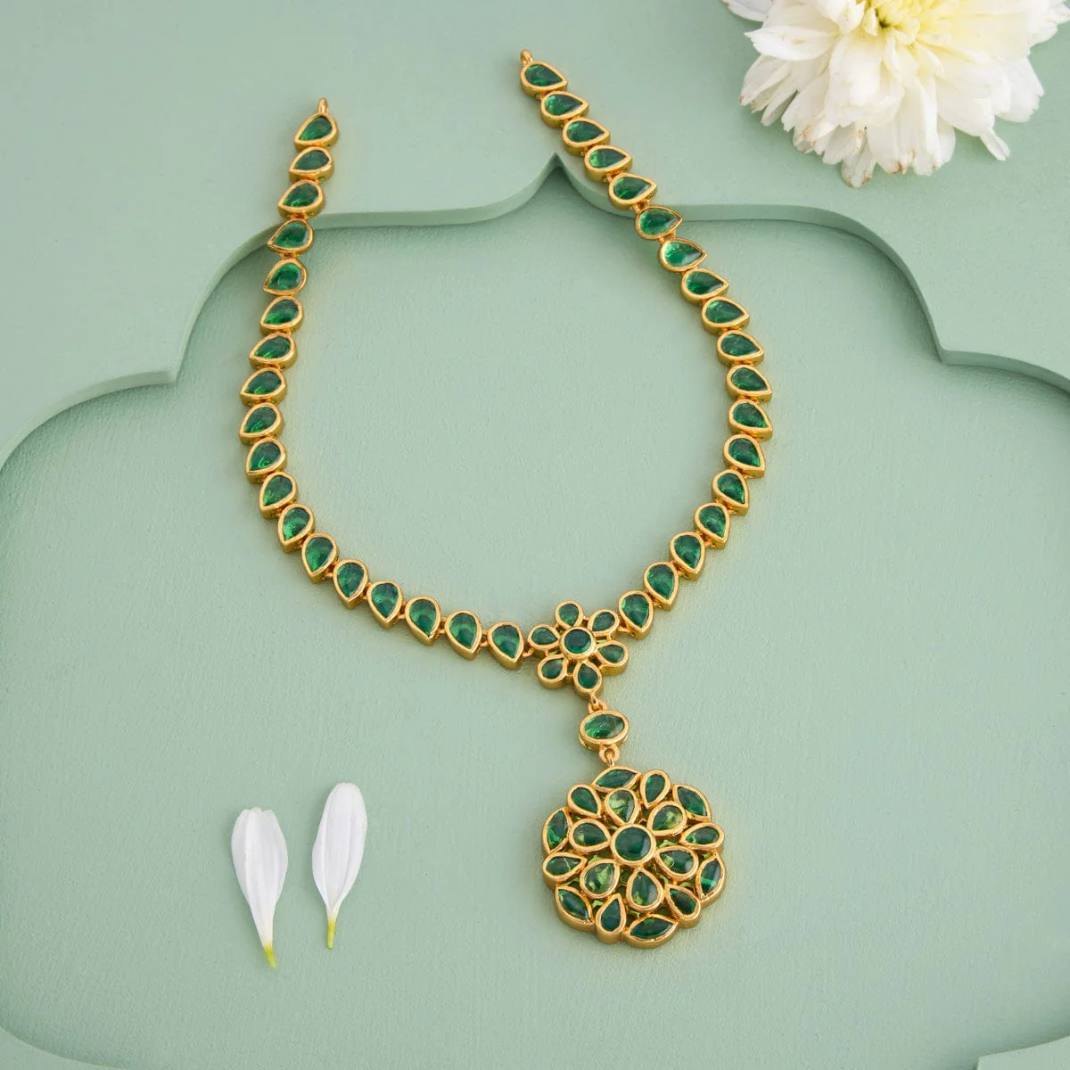 Silver Temple Necklace 191014 - Image 6