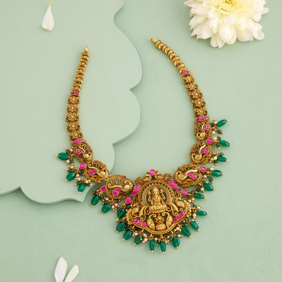 Silver Temple Necklace 191015 - Image 2